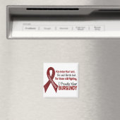 Aimant Myélome Multiple Je Porte Fièrement La Bourgogne 1 (In Situ (Lave-vaisselle))