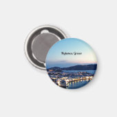 Aimant Mykonos, panorama sur la Grèce (Recto/Verso)