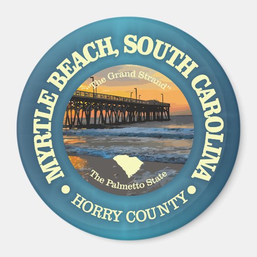 Aimant Myrtle Beach (C) (Devant)