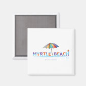 Aimant Myrtle Beach, Caroline du Sud, Amusants (Recto/Verso)