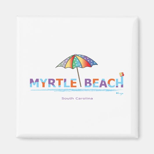 Aimant Myrtle Beach, Caroline du Sud, Amusants (Devant)