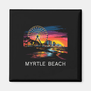Aimant Myrtle Beach Caroline du Sud Chemise Skywheel Ocea