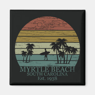Aimant Myrtle Beach Caroline du Sud vintage