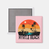 Aimant Myrtle Beach Vintage (Recto/Verso)