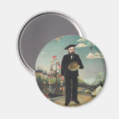 Aimant Myself Portrait Landscape 1890, Henri Rousseau (Recto/Verso)