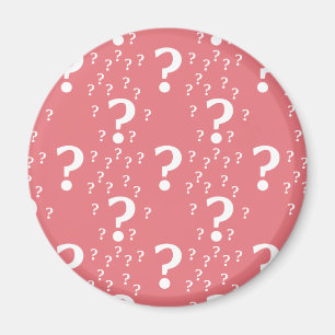 Aimant Mystère question marque énigme puzzle corail
