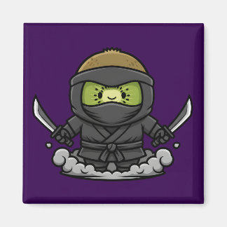 Aimant Mysterious Kage Kiwi Shadow Ninja Illustration
