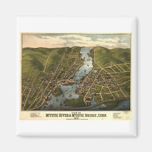 Aimant Mystic Connecticut en 1879 (Devant)