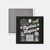 Aimant Mystical Magical Retro Aesthetic Space Gift Men Wo (Recto/Verso)