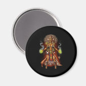 Aimant Mythologie aztèque Dieu Managua (Recto/Verso)