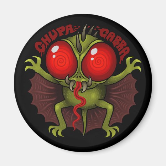 Aimant MYTHOLOGIE : Le Chupacabra (Devant)