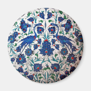 Aimant Mythologique Heron Oiseau Motif Carrelage Art