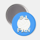 Aimant N° 1 Magnat du ventilateur de volley-ball (Recto/Verso)