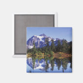 Aimant N.A., États-Unis, Washington, Mt. Baker & Snoqualm (Recto/Verso)