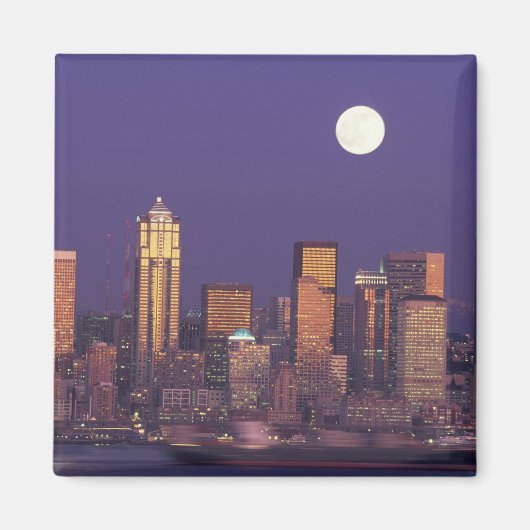 Aimant N.A., États-Unis, Washington, Seattle Skyline de S (Devant)