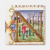 Aimant 'N' initial historique (Devant)