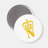 Aimant N - Lettre - Nom (Recto/Verso)