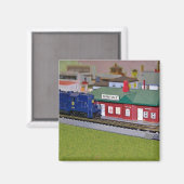 Aimant N Scale Model Train Village (Recto/Verso)