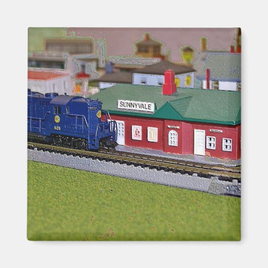 Aimant N Scale Model Train Village (Devant)