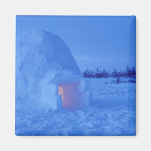 Aimant NA, Canada, Manitoba, Churchill. igloo arctique (Devant)