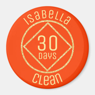 Aimant NA Narcotiques personnalisées Anonyme 30 jours pro