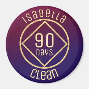 Aimant NA Narcotiques personnalisés Anonyme temps propre