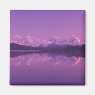 Aimant NA, USA, Alaska, Denali NP, Wonder Lake, Soirée