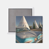 Aimant NA, USA, Arizona, Holbrook Route 66, Wigwam 2 (Recto/Verso)