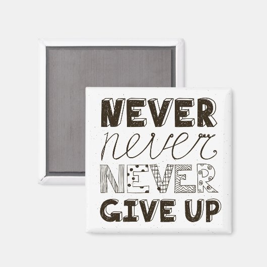 Aimant N'abandonne jamais (Recto/Verso)