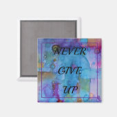 Aimant N'abandonnez jamais (Recto/Verso)