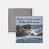 Aimant N'abandonnez pas_ l'aimant (Recto/Verso)