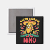 Aimant Nacho Average Nino Mexicain Correspondant Cinco De (Recto/Verso)