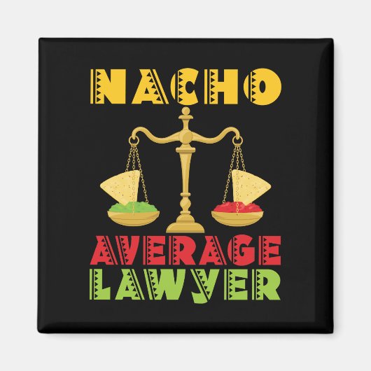 Aimant Nacho Avocat moyen Funny Cinco de Mayo (Devant)