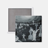 Aimant Nachts auf dem Friedhof - Engel (Recto/Verso)