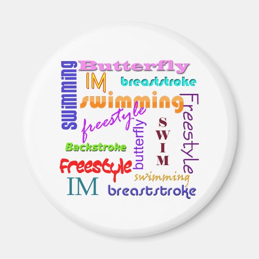 Aimant Nage Partout (Devant)