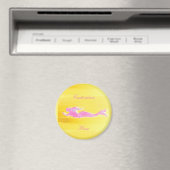 Aimant nage sous-marine rose merisier (In Situ (Lave-vaisselle))