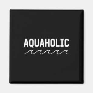 Aimant Nageur Bateau Aquaholique Natation Sports Aquatiqu
