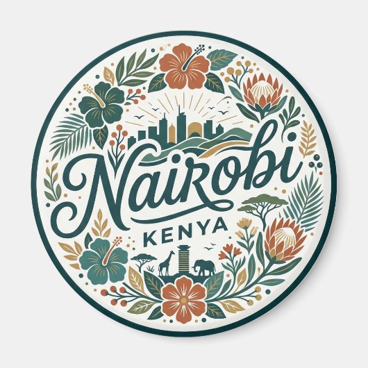 Aimant Nairobi Kenya (Devant)