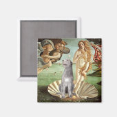 Aimant Naissance de Vénus-Wolfhound irlandais #6 (Recto/Verso)