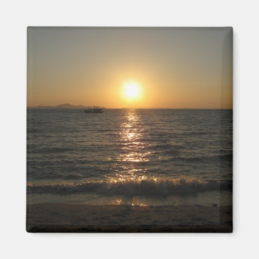 Aimant Naklua Beach Sunset .. Pattaya, Chonburi, Thaïland (Devant)