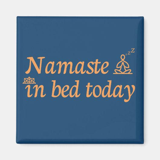 Aimant Namaste in Bed (Devant)