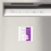 Aimant Namaste - Je vous salue humblement (violet) (In Situ (Lave-vaisselle))