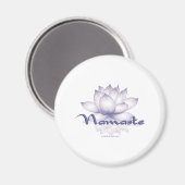 Aimant Namaste Lotus Lavender (Recto/Verso)