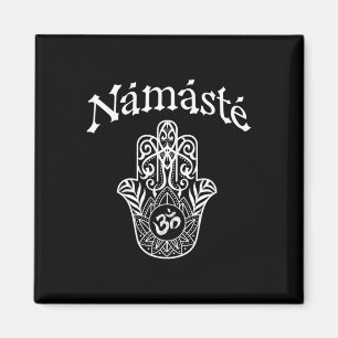 Aimant Namaste Main Hamsa Yoga Hindouisme Vedas Ohm _1