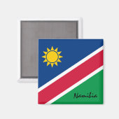 Aimant Namibia flag & Africa holiday/sports fans (Recto/Verso)