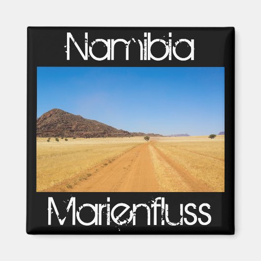 Aimant Namibie Marienfluss Savannah Paysage Nature (Devant)