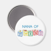 Aimant Nana de jumeaux blocs (Recto/Verso)