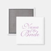 Aimant Nana de la mariée (Recto/Verso)