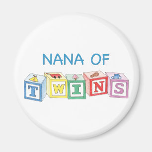 Aimant Nana des blocs de jumeaux