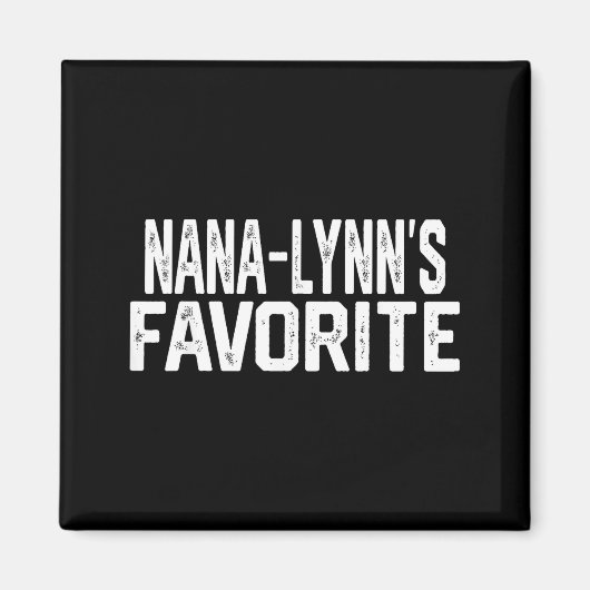 Aimant Nana-lynn’s Favorite Funny Grandparent Granhild Vi (Devant)